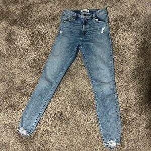 Super skinny ankle, high-rise Jean